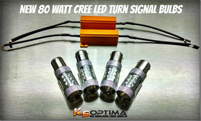 80 Watt CREE - 1156 LED Turn Signal Bulbs