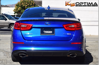 2014-2015 Kia Optima - Carbon Fiber Rear Trunk Lip Spoiler