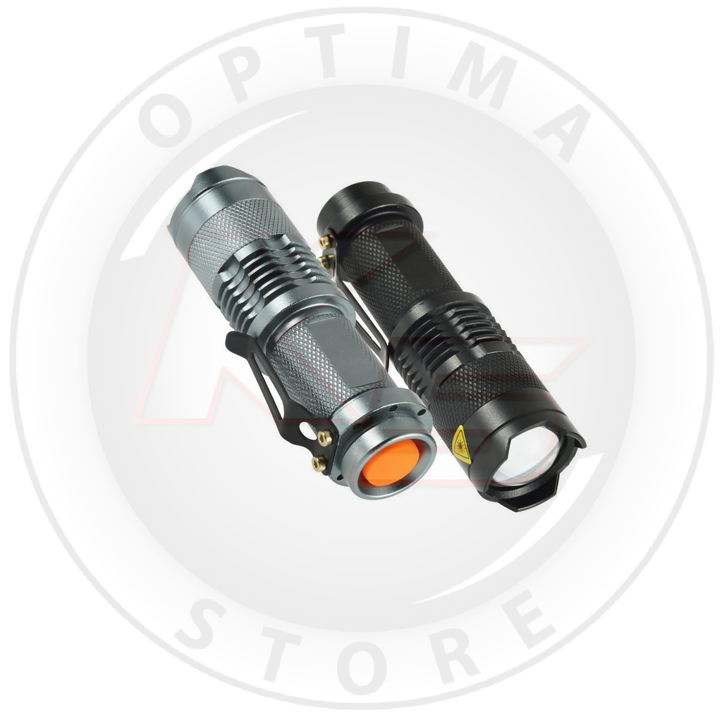 250 Lumen CREE LED Flashlight (Adjustable Focus Zoom)