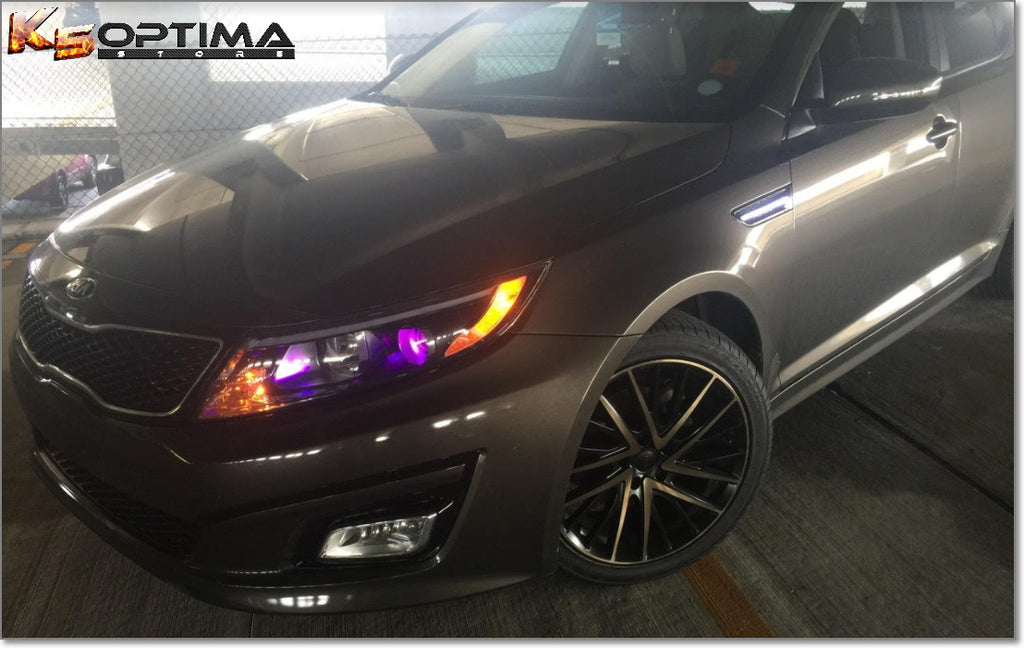 K5 Optima Store - White LED Headlight or Fog Light Kit W/ Optional RGB Demon Eyes