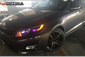 K5 Optima Store - White LED Headlight or Fog Light Kit W/ Optional RGB Demon Eyes