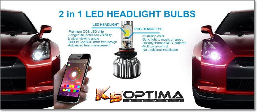 Kia Optima demon eyes