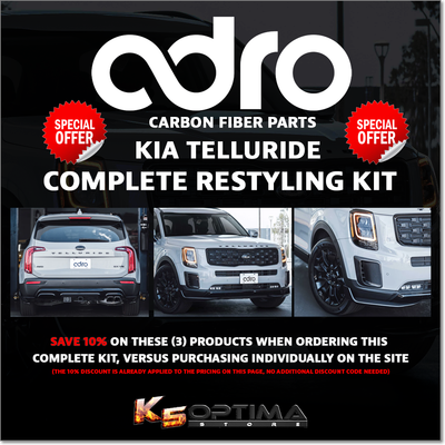 Kia Telluride - ADRO Carbon Fiber Complete Restyling Kit