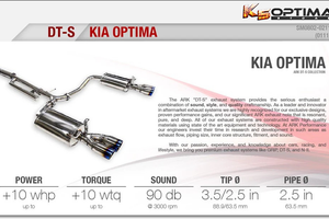 Kia optima ark exhaust