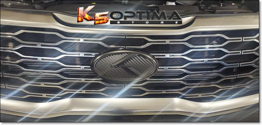 thumbnail image 2 of Black Tailgate Emblem Overlay Nameplate For 2020-2021 Kia Telluride Nightfall Edition – Rear, Direct Fit 2 of 3