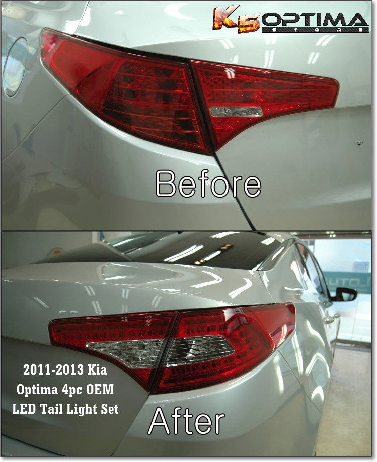 kia optima upgraded tail lights