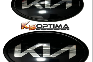 Kia Logo Emblems Blacked Out