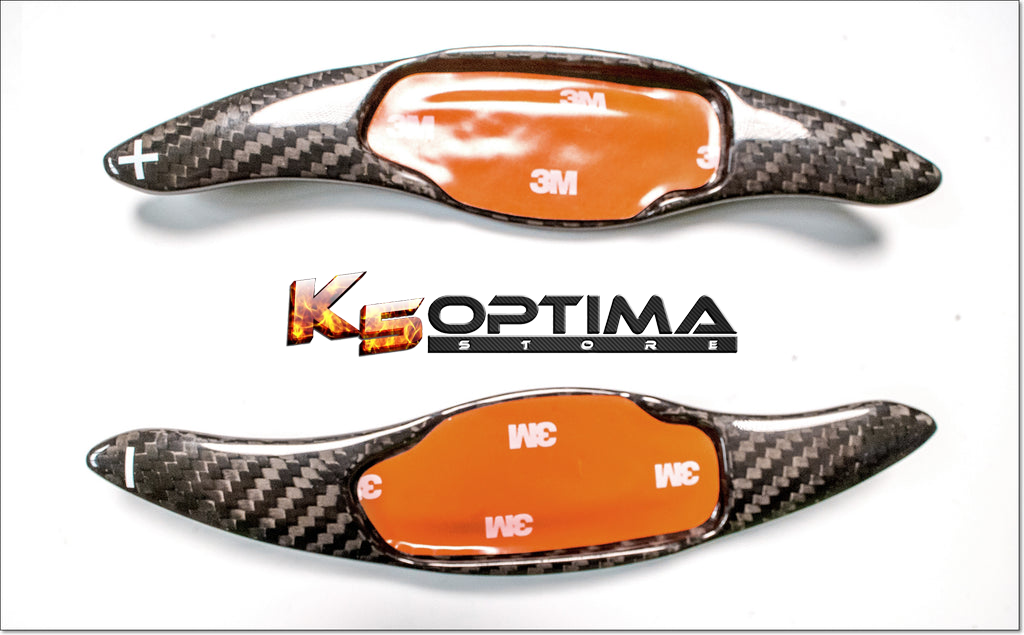 Kia K5 Carbon Fiber Paddle Shifter Extensions