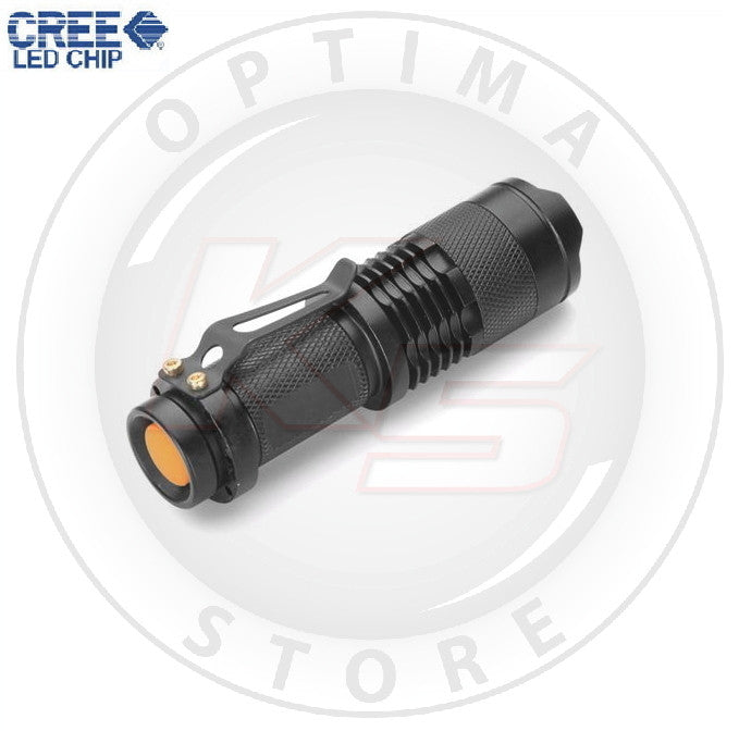 250 Lumen CREE LED Flashlight (Adjustable Focus Zoom)