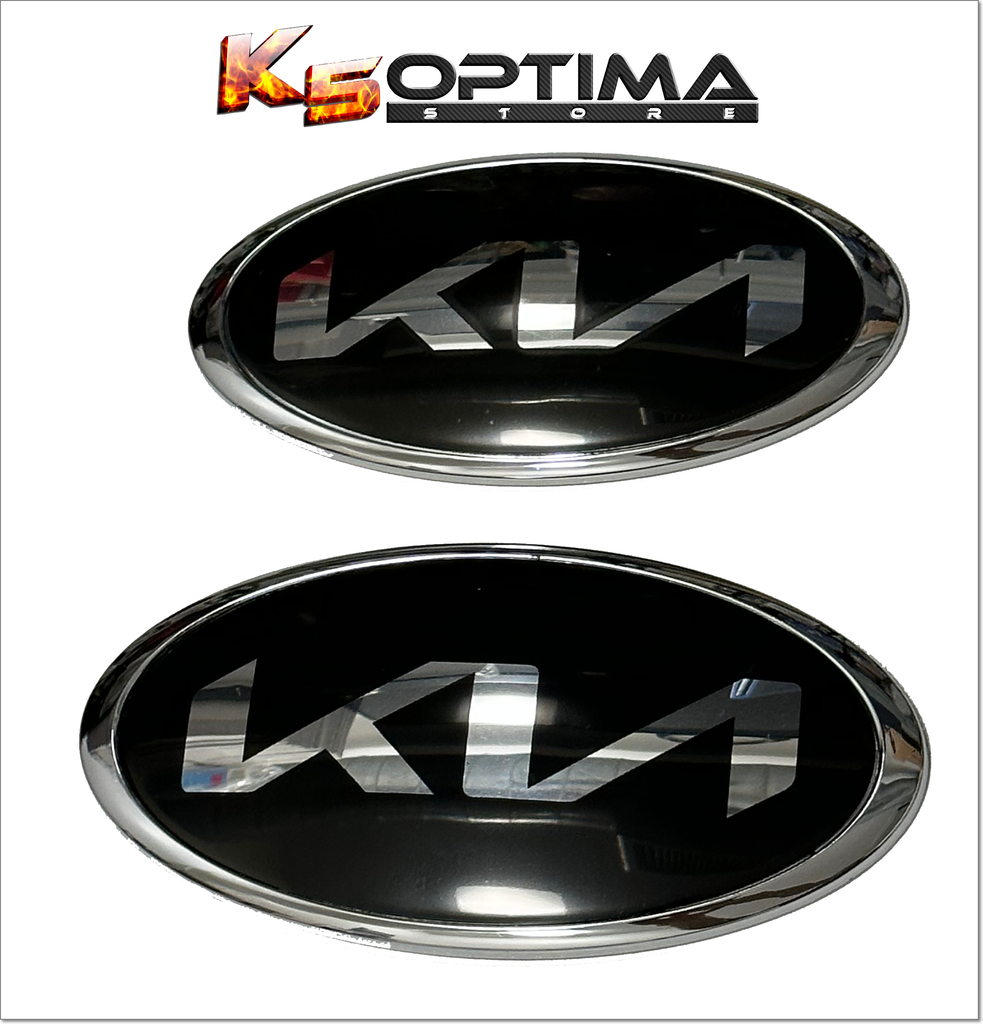 Kia Logo Emblems Chrome Edition