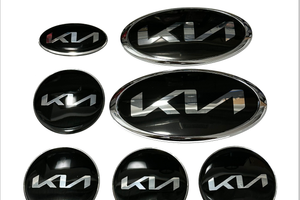 Kia New emblems chrome logo
