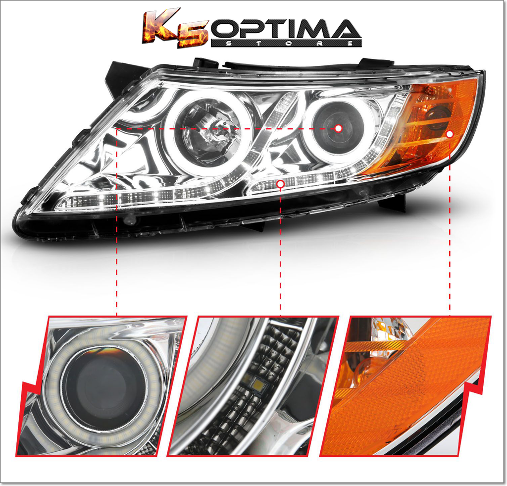 2011-2013 Kia Optima - Anzo Projector Headlights