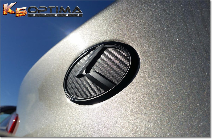 KSPEED Black Carbon & Black Edition K Logo Emblem Set For 2020+ Kia Seltos (2pc)