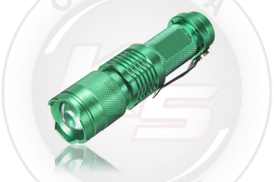 250 Lumen CREE LED Flashlight (Adjustable Focus Zoom)