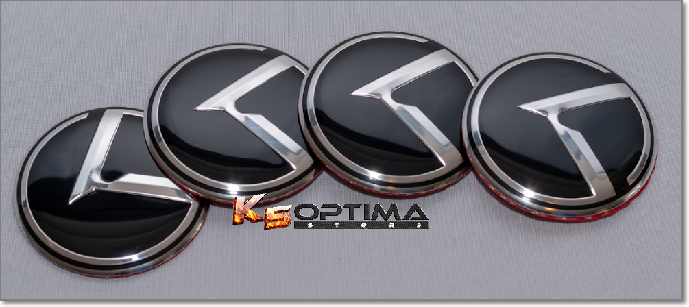 Kia 3.0 K Logo Emblem Sets CHROME EDITION – K5 Optima Store