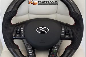 Kia Optima carbon fiber steering wheel