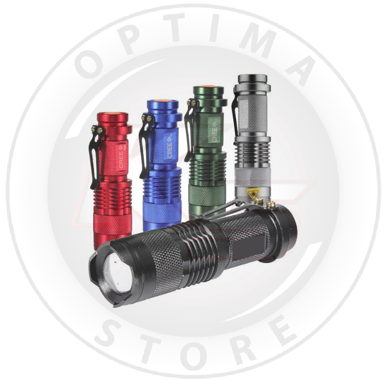 250 Lumen CREE LED Flashlight (Adjustable Focus Zoom)