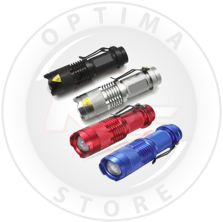 250 Lumen CREE LED Flashlight (Adjustable Focus Zoom)