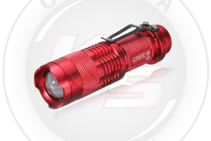 250 Lumen CREE LED Flashlight (Adjustable Focus Zoom)