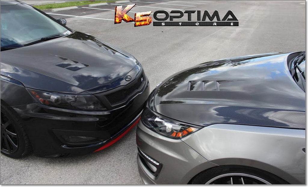 Kia optima carbon fiber hood