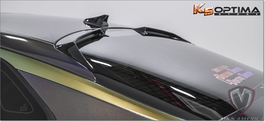 thumbnail image 2 of Glossy Black Roof Window Spoiler Wing For Kia K5 2021-2022 – SCITOO 2 of 5