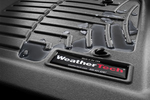 WeatherTech FloorLiner For 2012-2017 Kia Rio – 1st & 2nd Row, Black TPE