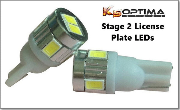 License Plate Stage 1 & 2 LED Bulb Sets