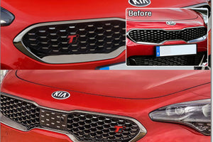 Kia & Hyundai "T" Turbo Grille Emblem
