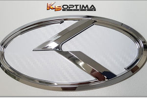 Kia 3.0 K Logo Emblem Sets "CHROME EDITION"