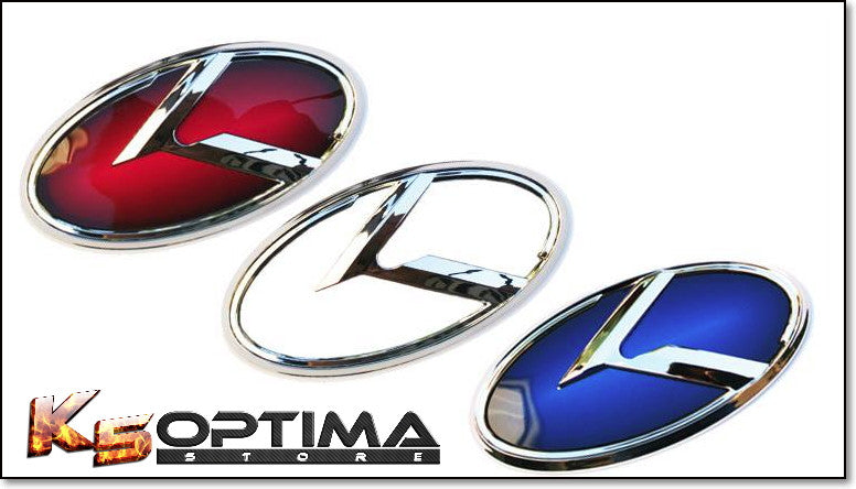 Kia 3.0 K Logo Emblem Sets CHROME EDITION – K5 Optima Store